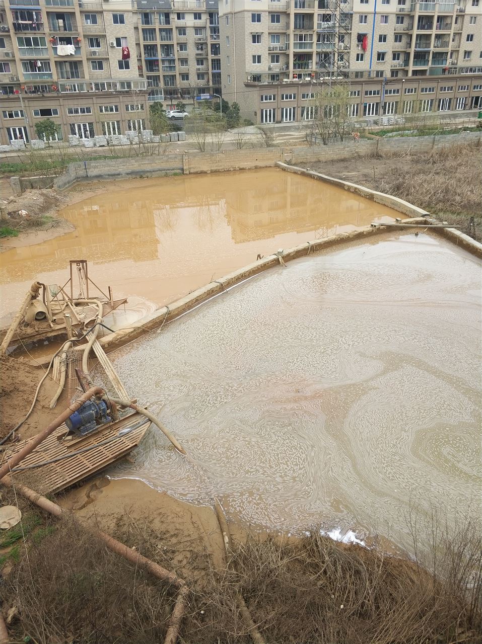 清新沉淀池淤泥清理-厂区废水池淤泥清淤