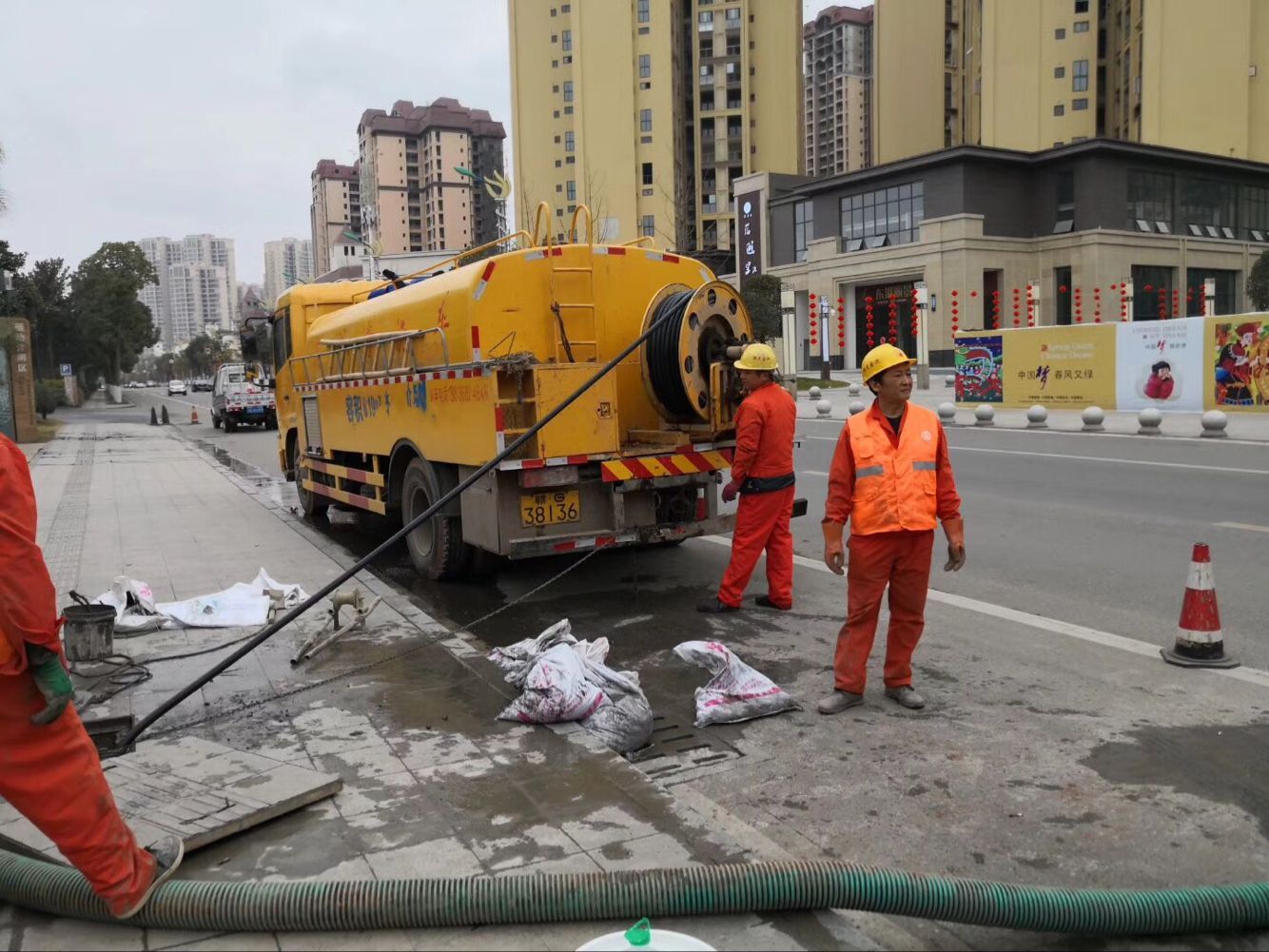 清新排污管道清淤-管道清洗