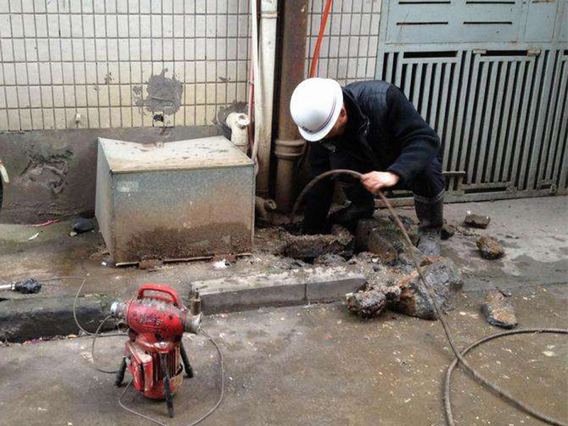 清新疏通下水道-洗菜池疏通